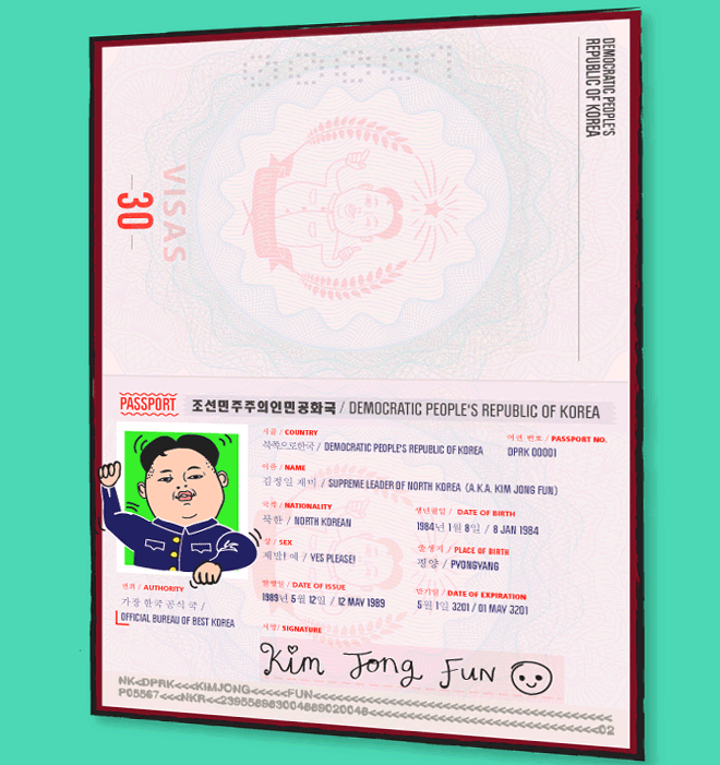 North Korean Passport